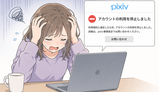 【実体験】pixivアカウント停止の原因と解除までの流れ